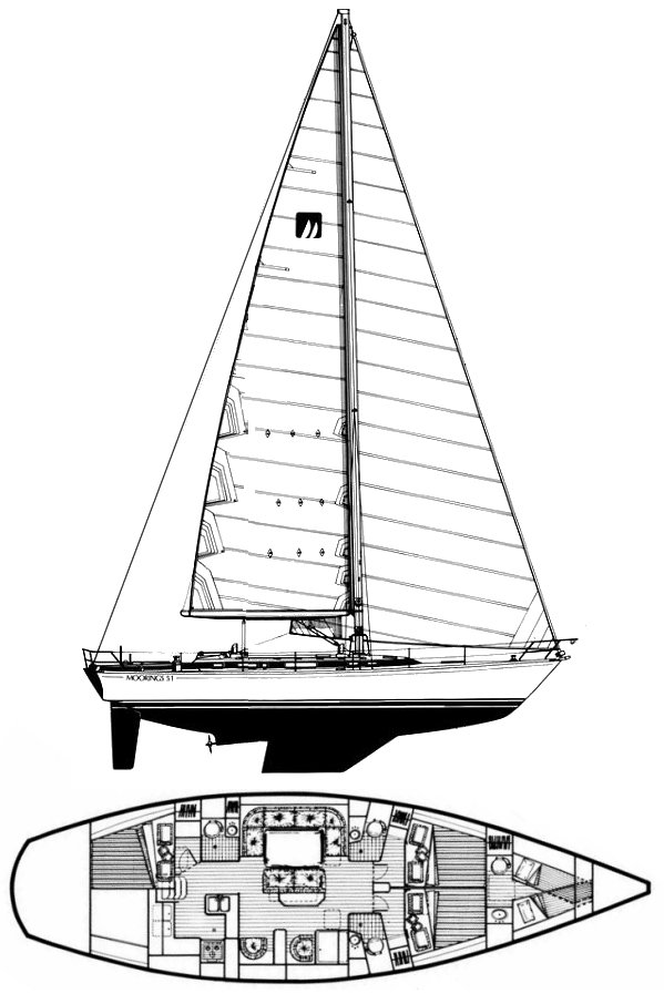 MOORINGS 51 - Drawing