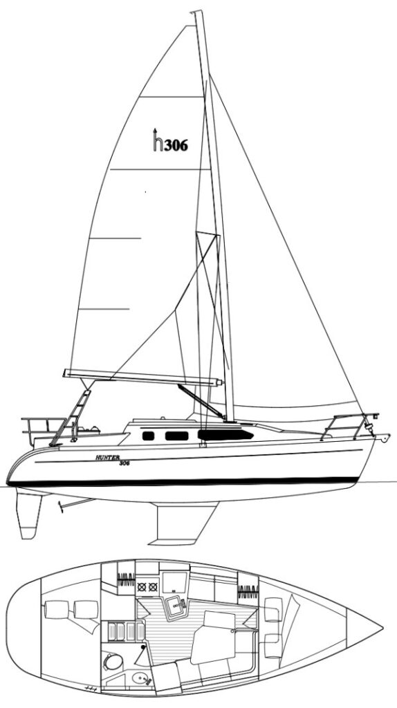 HUNTER 306 - Drawing