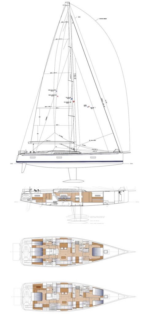 SWAN 65 (FRERS) - Drawing