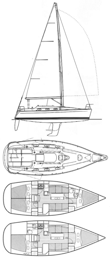 FIRST 33.7 (BENETEAU) - Drawing