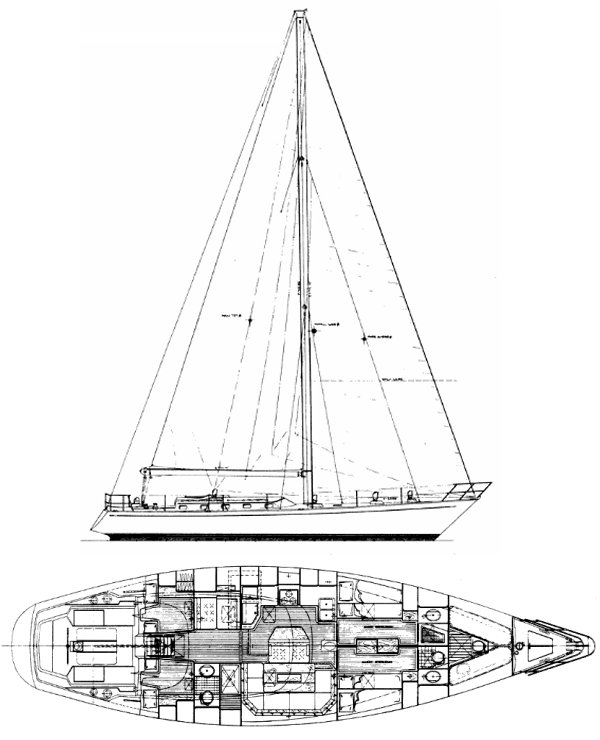 LITTLE HARBOR 57 - Drawing