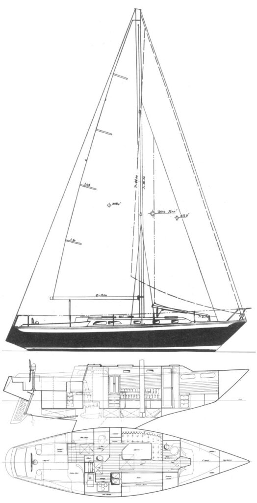 ERICSON 39 B - Drawing