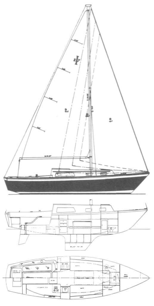 ISLANDER 27 - Drawing