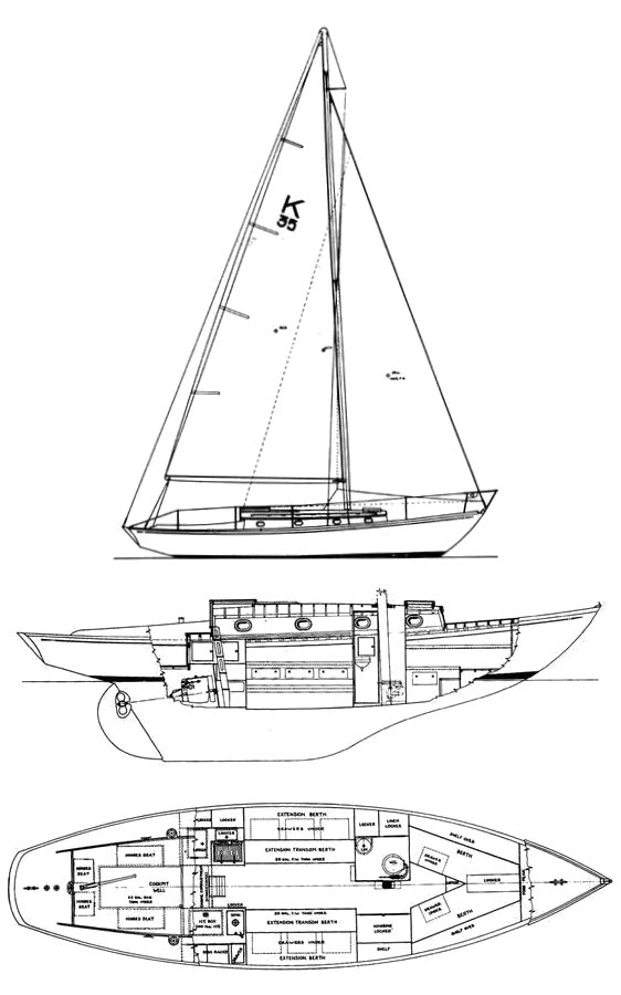 KNUTSON 35 - Drawing