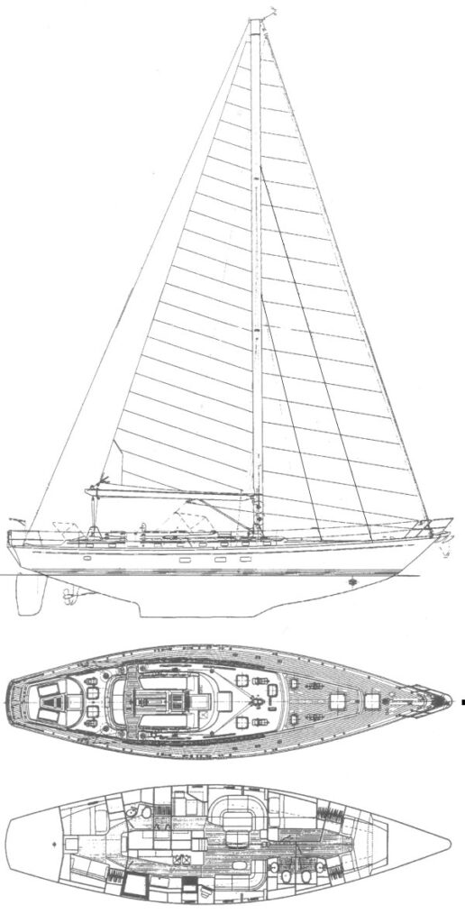 LITTLE HARBOR 60 - Drawing