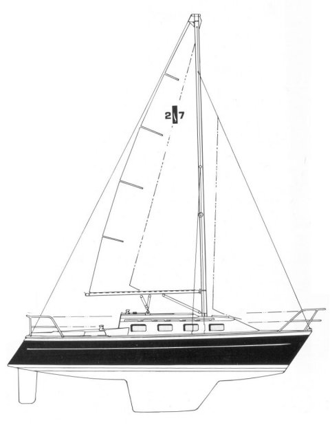 ISLANDER 27-2 - Drawing