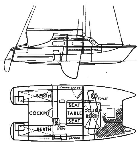 RANGER 27 (PROUT) - Drawing