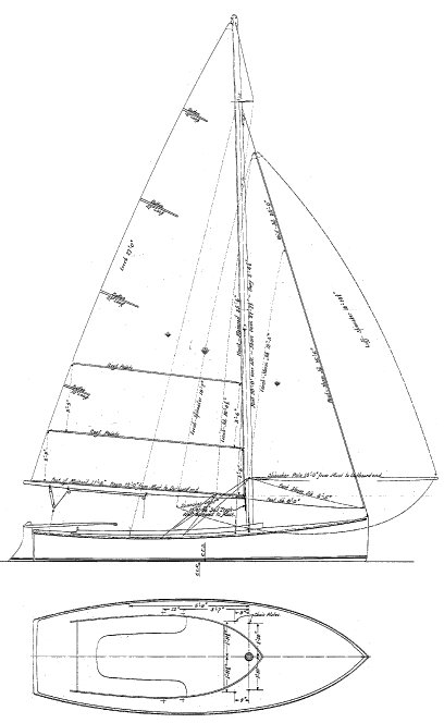 SEA BIRD 18 (HULL SEA BIRD) - Drawing