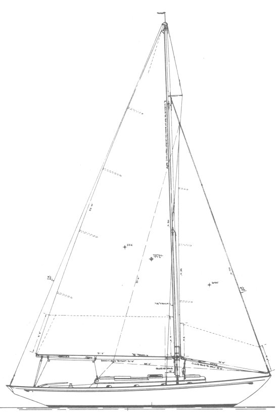 HINCKLEY 28 - Drawing