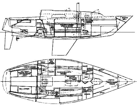 PEARSON 32 - Drawing