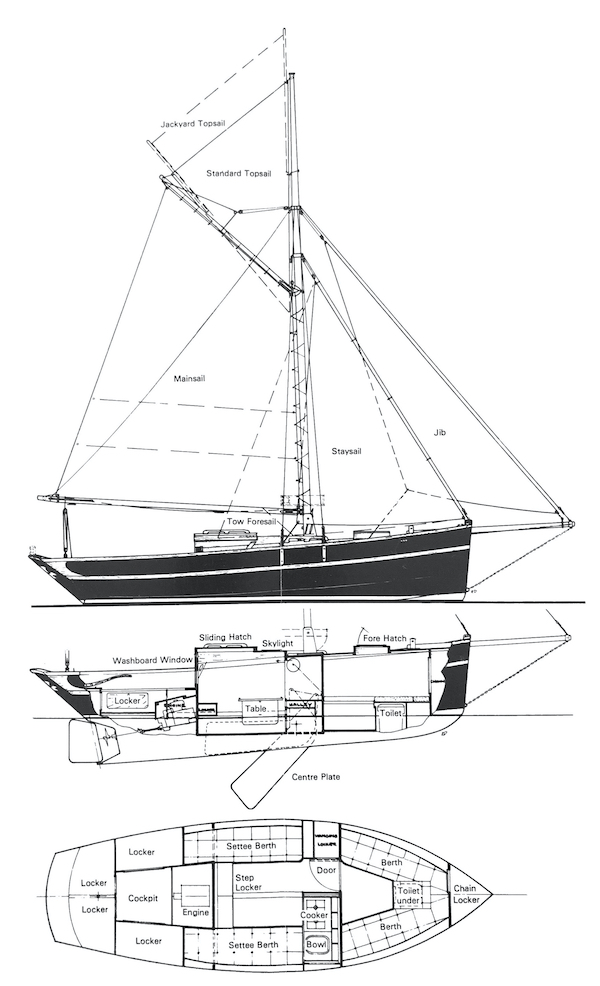 CORNISH CRABBER 24 MK I - Drawing