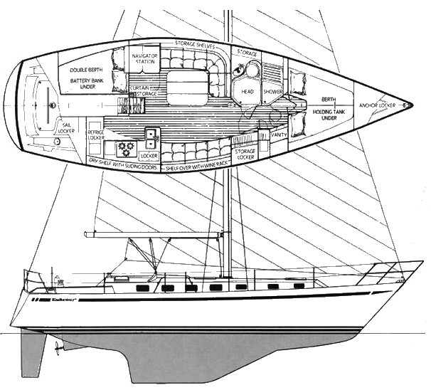 ENDEAVOUR 38 - Drawing