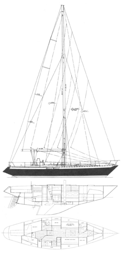 ERICSON 46 - Drawing