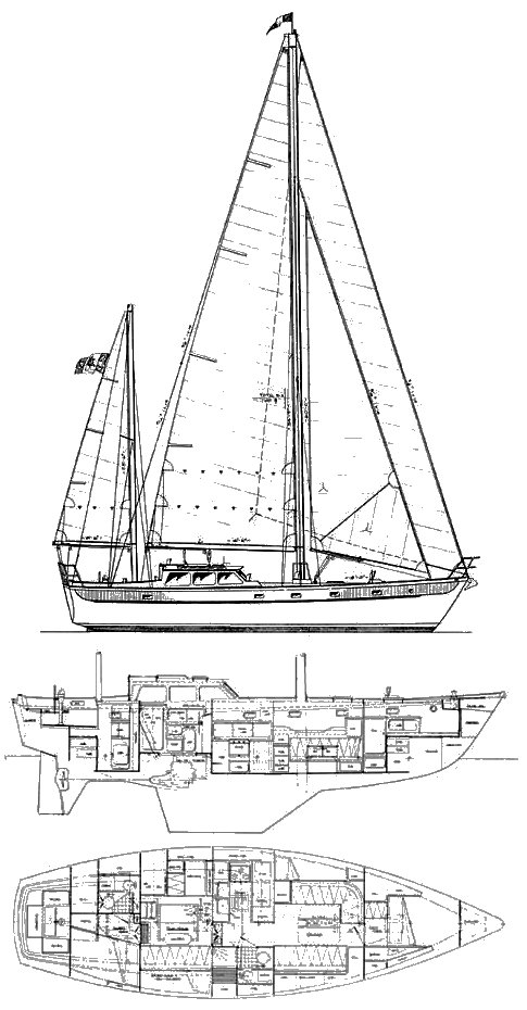 KANTER ATLANTIC 45 - Drawing