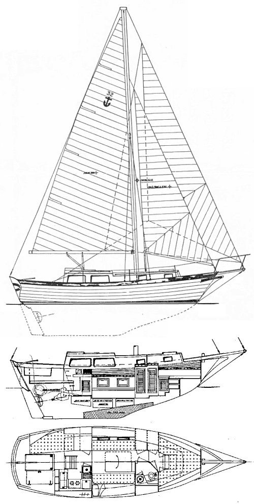 DOWNEASTER 32 - Drawing