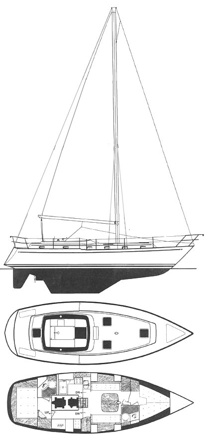 ENDEAVOUR 40 - Drawing