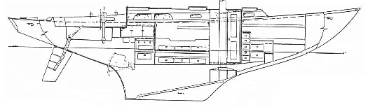 HINCKLEY 41 COMPETITION - Drawing