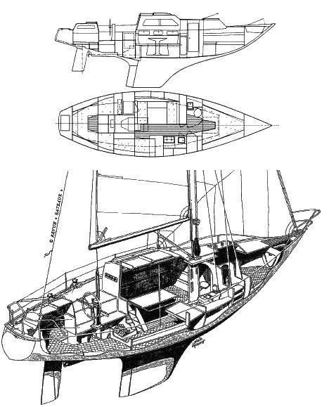 KARATE MKI (AFT CABIN) - Drawing