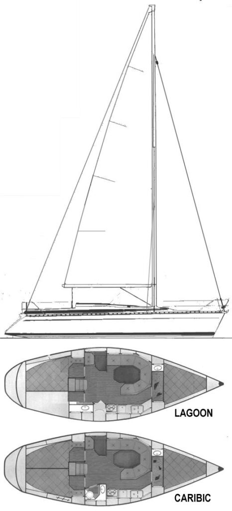 BAVARIA 340 - Drawing