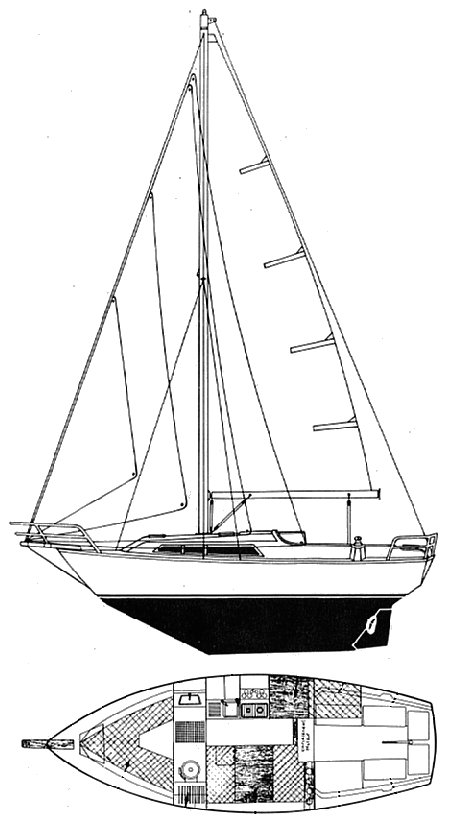 ESCAPADE (BENETEAU) - Drawing