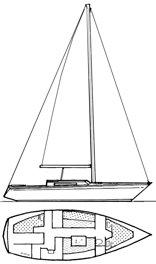 GRAND SOLEIL 34 (FINOT) - Drawing