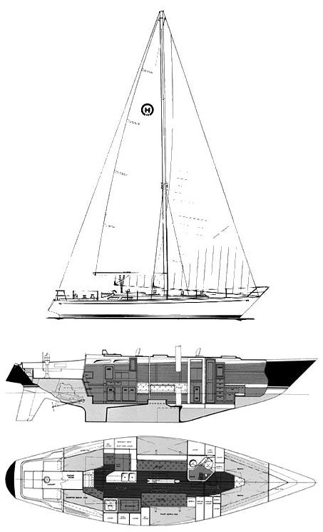 HINCKLEY 43 (HOOD) - Drawing