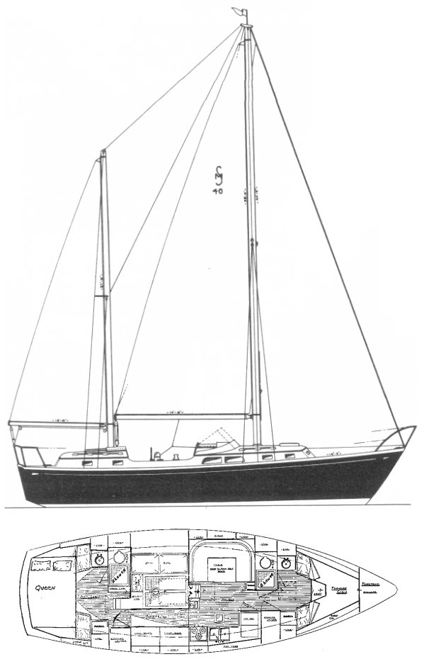 MIDSHIPMAN 40 (CHEOY LEE) - Drawing
