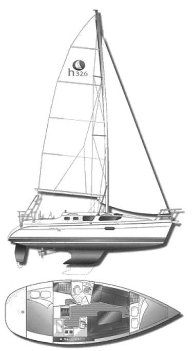 HUNTER 326 - Drawing