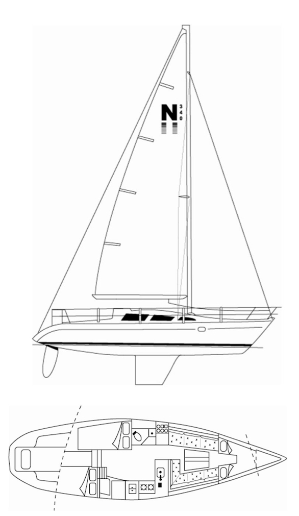 NORTHSHORE 340 - Drawing
