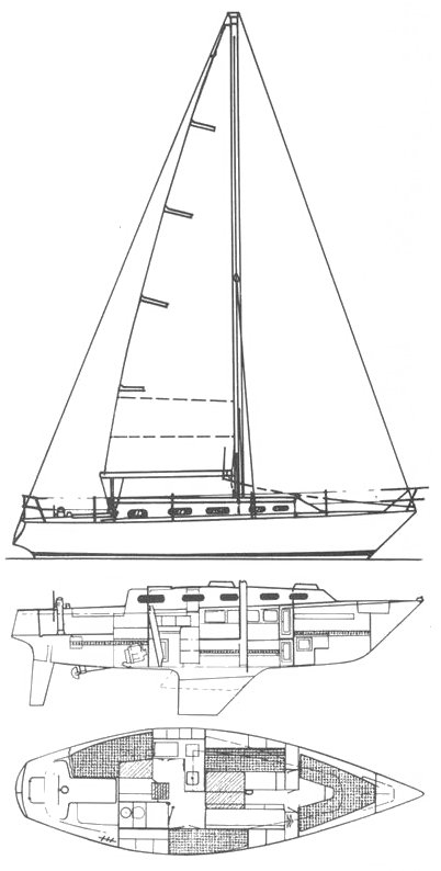 HUNTER 33 - Drawing