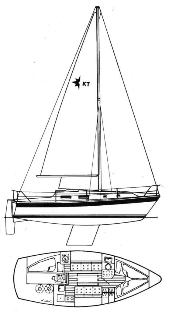 KONSORT 29 (WESTERLY) - Drawing