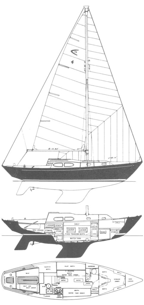 CHEROKEE 32 (CHRIS-CRAFT) - Drawing