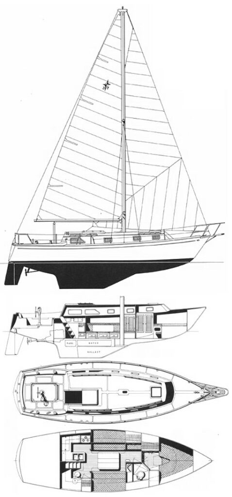 GULFSTAR 37 - Drawing
