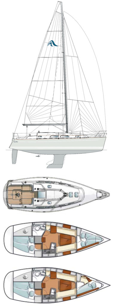HANSE 315 (2006) - Drawing
