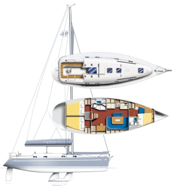 HARMONY 42 (PONCIN) - Drawing