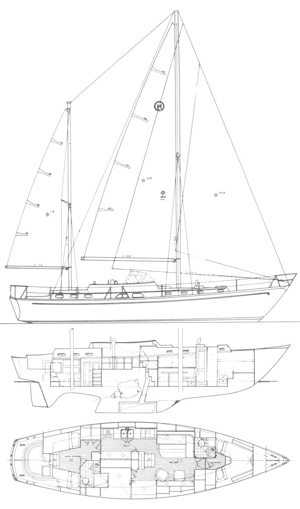 HINCKLEY 49 - Drawing