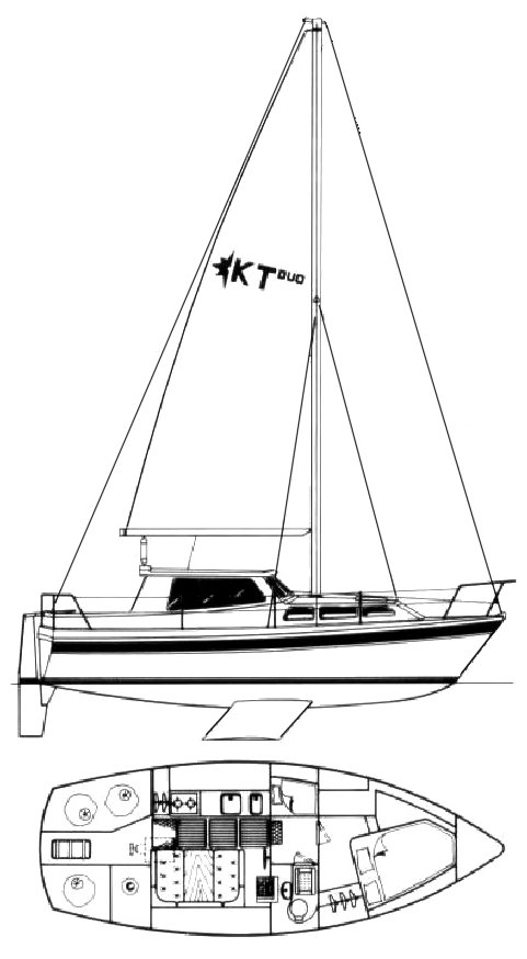 KONSORT 29 DUO (WESTERLY) - Drawing