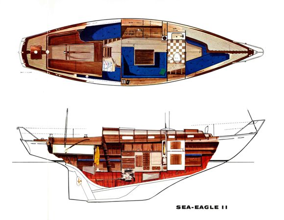 SEA EAGLE II (ENDERLEIN) - Drawing