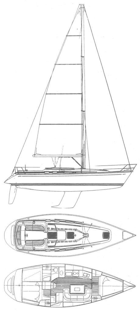 GRAND SOLEIL 37 (J&J) - Drawing