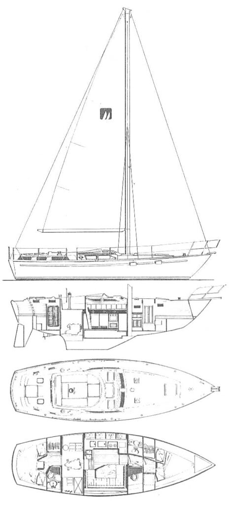GULFSTAR 40 (CC) - Drawing