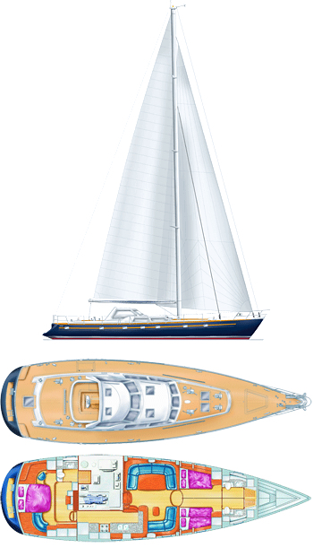 NORDIA 66 CRUISER - Drawing