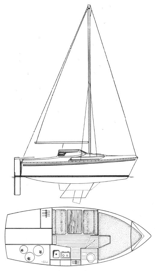 ESPACE 620 (JEANNEAU) - Drawing