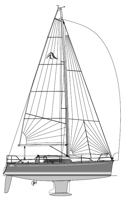 HANSE 320 - Drawing