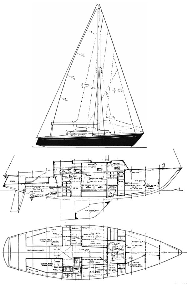 NANTUCKET 33 - Drawing