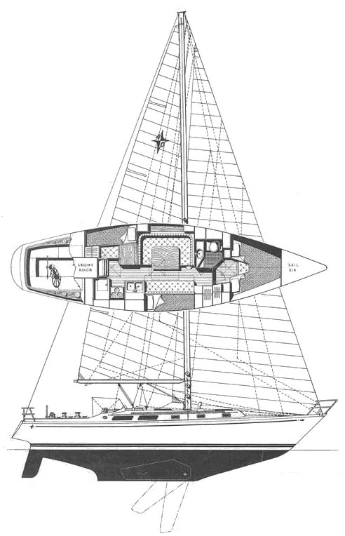 GULFSTAR 40 (HOOD) - Drawing