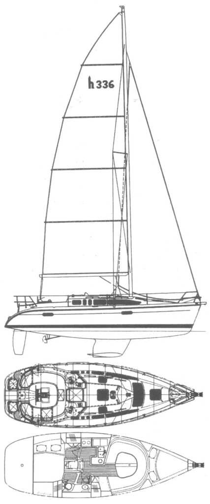 HUNTER 336 - Drawing