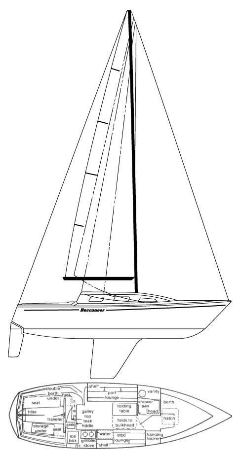 BUCCANEER 272 - Drawing