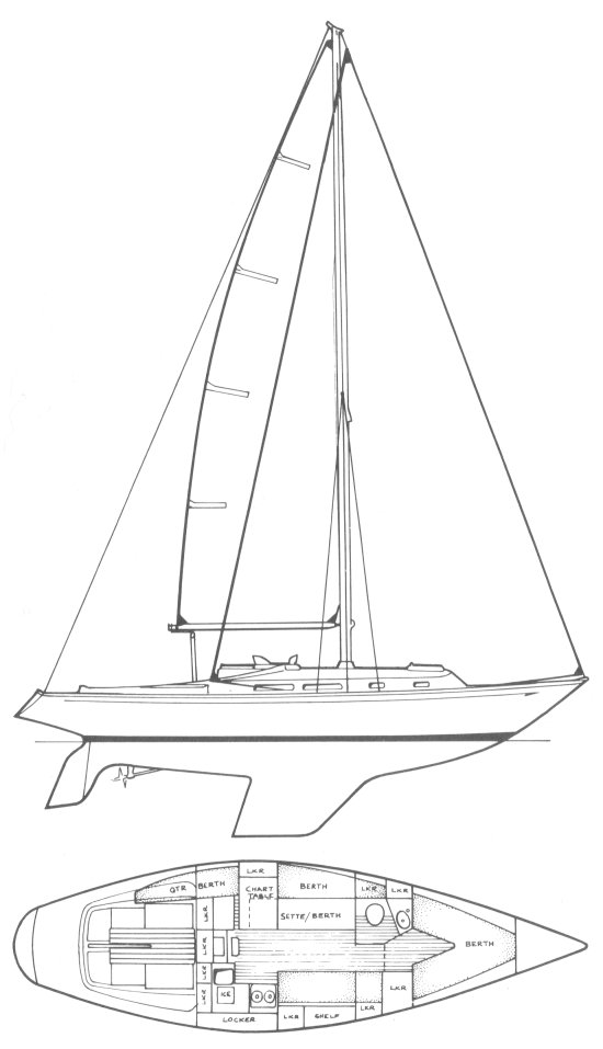 HUSTLER 35 - Drawing