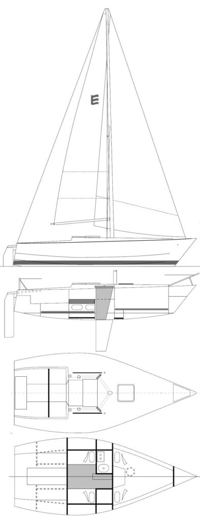 E BOAT (EVERITT) - Drawing