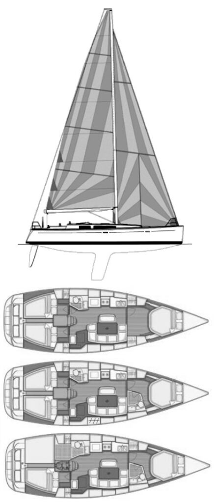 GRAND SOLEIL 40 (B&C) - Drawing